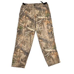 Men's Camouflage Cargo Pants - Brown Camo